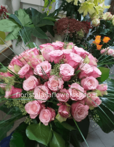 Bouquet di roselline rosa